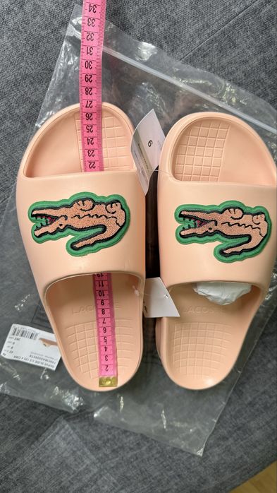 Мужские шлепанцы  Lacoste Лакост 41- 41,5 Новые