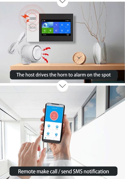 O sistema de alarme inteligente para a sua casa.