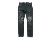 Spodnie jeansowe Zara drill 34us szary washed