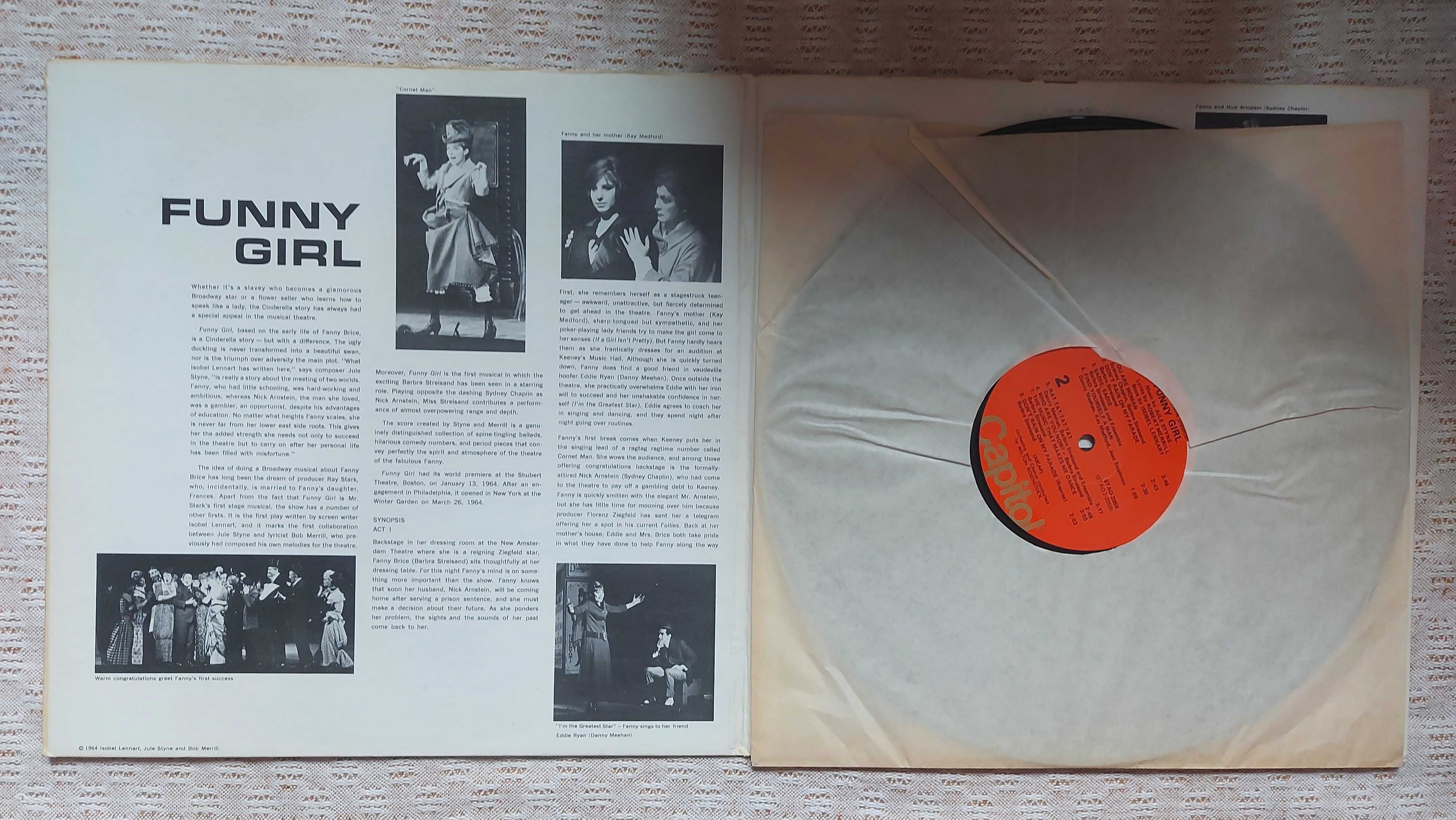 Musical Funny Girl (Original Broadway Cast) Barbra Streisand, Sydney C