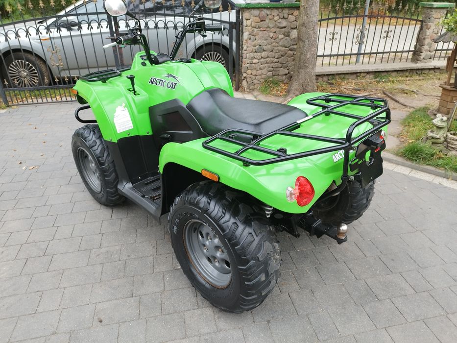Arctic cat 400 homologacja do 15kw