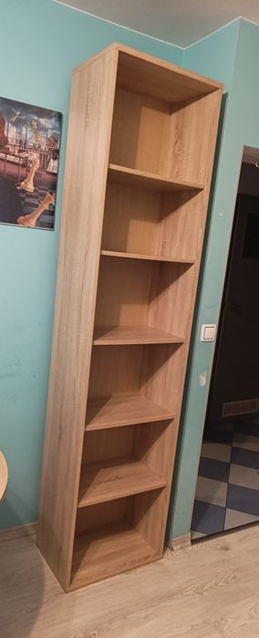Regał Brw Office 53 cm z 5 półkami dąb sonoma