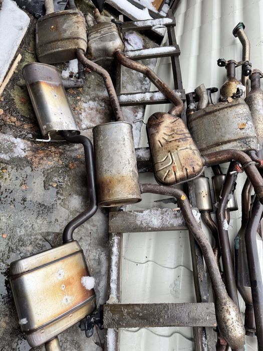 Вихлоп глушитель резонатор выхлоп пасат passat jetta 1.8 2.0 2.5 3.6