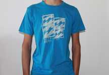 T-shirt billabong azul com logotipo
