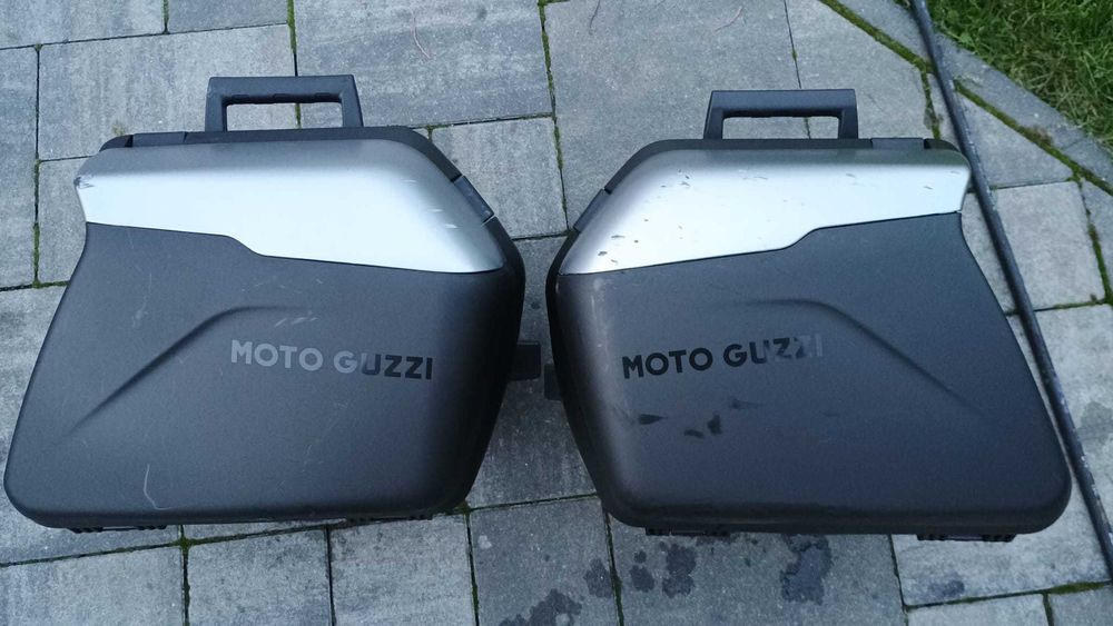 MOTO GUZZI V100 S MANDELLO 2024 kufry ohlins stelvio v85tt multistrada