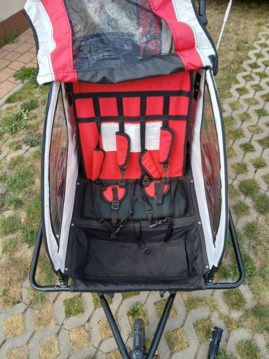 Przyczepka lub wózek dla 2 dzieci