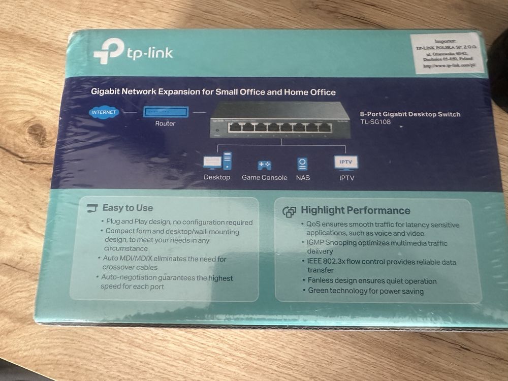 Tp-link 8 port gigabit