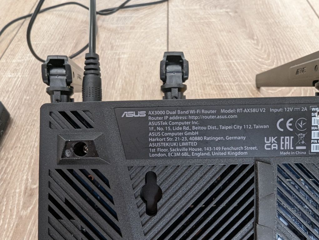 АКЦІЯ Бездротовий маршрутизатор роутер Asus RT-AX58U V1  WIFI 6 AIMesh