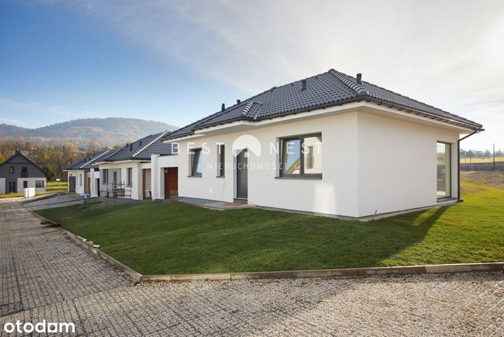 Dom parterowy z pięknym widokiem i garażem