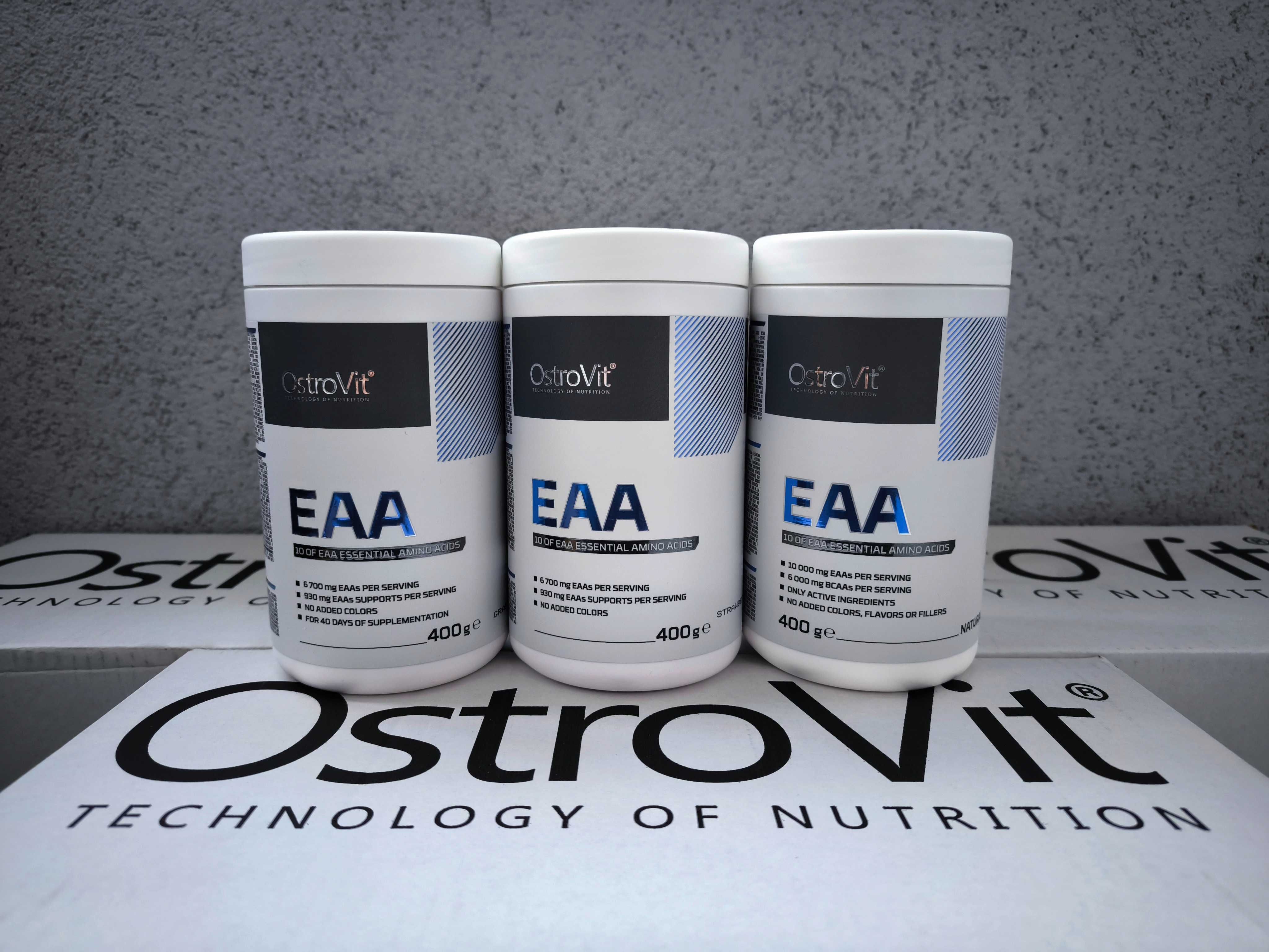 Амінокислоти BCAA OstroVit EAA креатин протеїн Optimum Nutrition