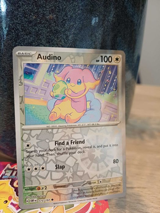 Carta Pokémon Audino [Reverse Holo] #173