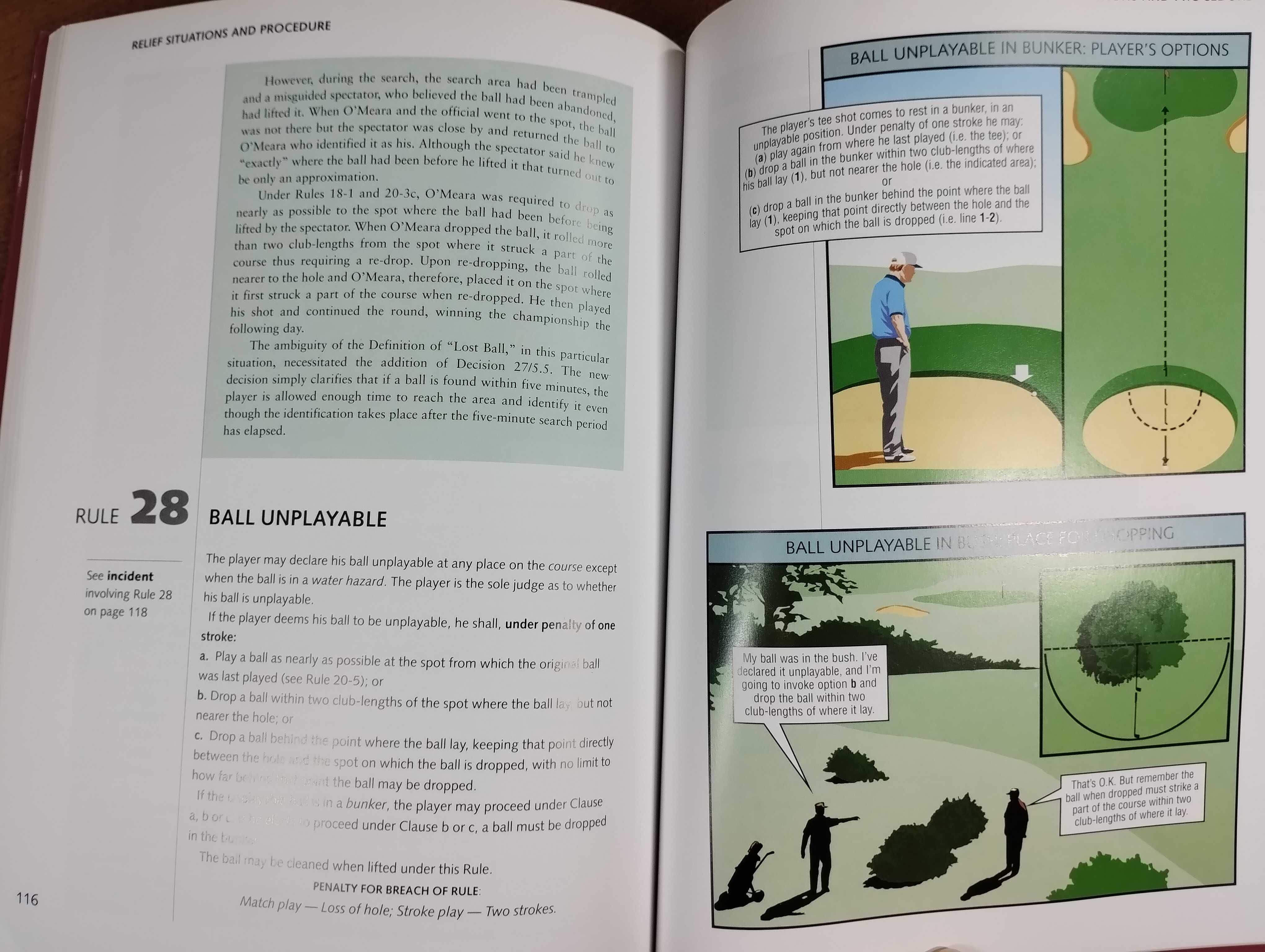 Golf Rules Illustrated - Книга про игру в гольф на английском языке