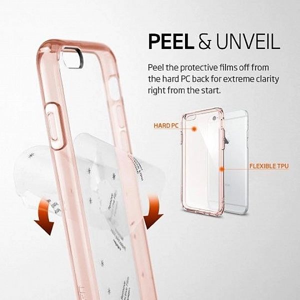 Spigen Ultra Hybrid Iphone 6/6S Plus (5.5) Crystal Clear