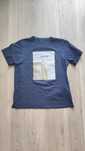 Granatowy t-shirt damski