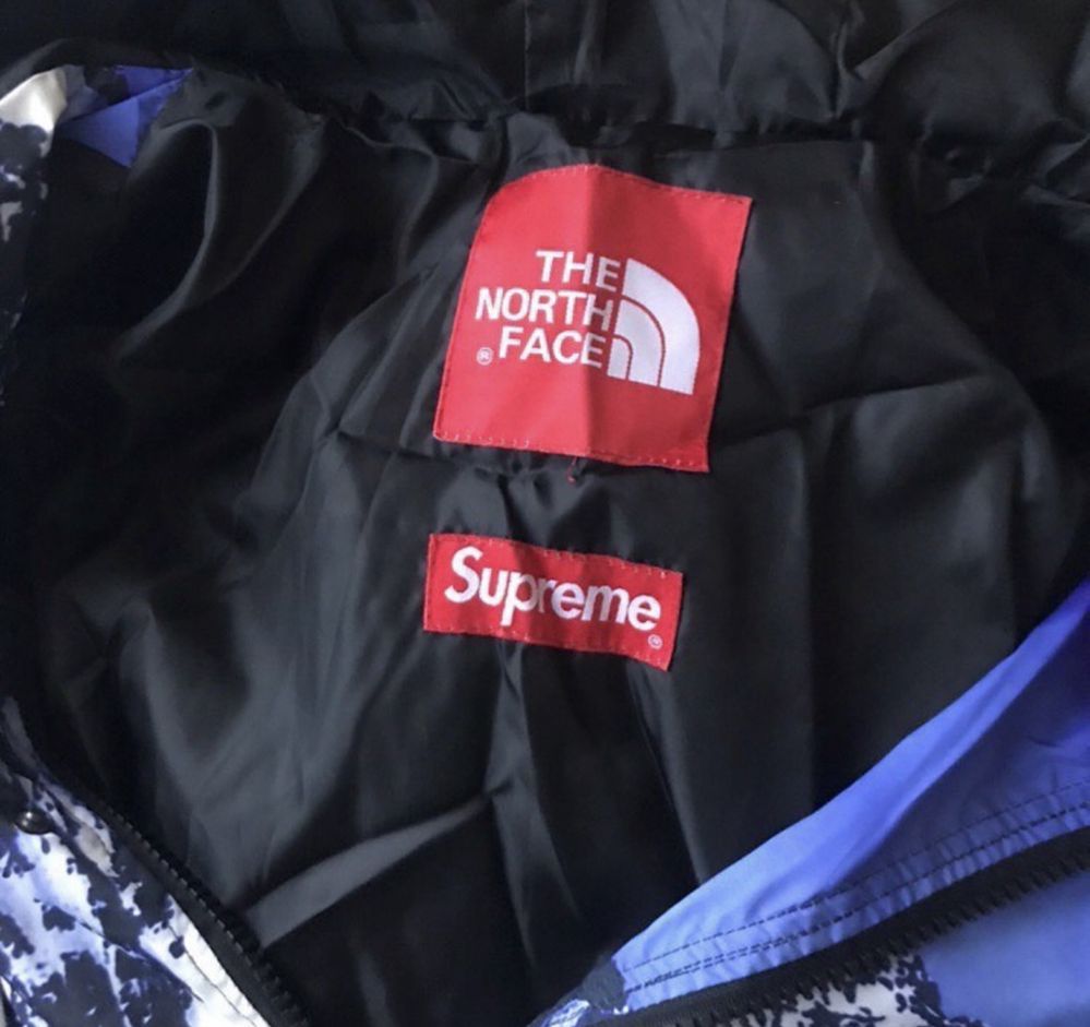 Куртка ветровка supreme tnf