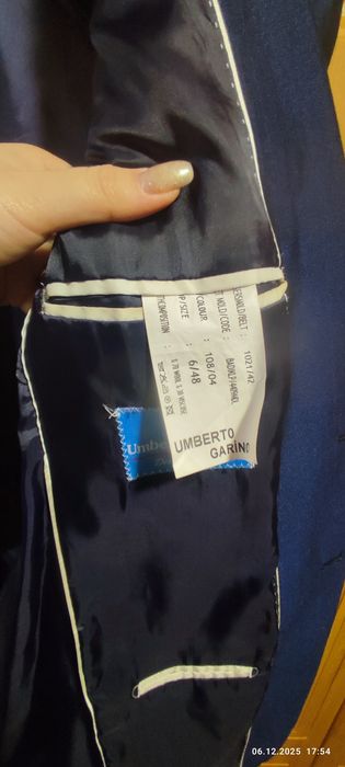 Чоловічий костюм 48 р