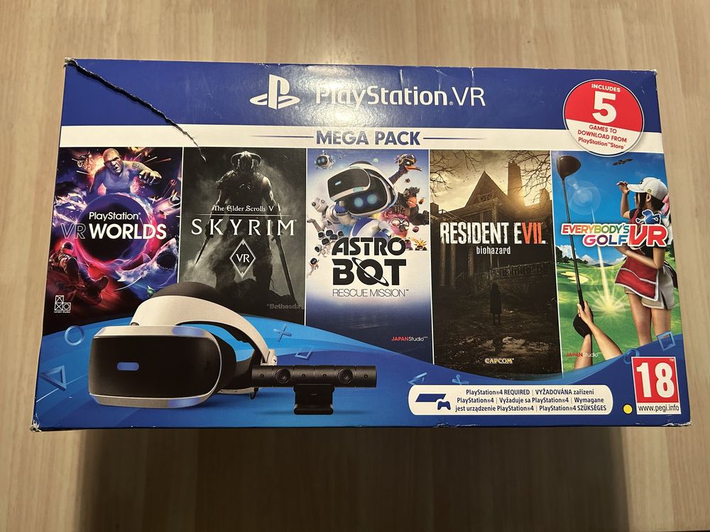 PlayStation VR com acessórios
