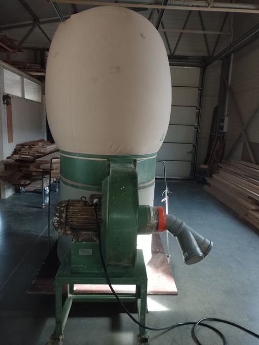 Odciag do trocin - mocny silnik 3 fazowy, kompletny zestaw