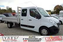 Renault Master . Dubel kabina , Brygadówka , Doka  Salon Polska . Skrzynia, 7 osobowy. Gwarancja