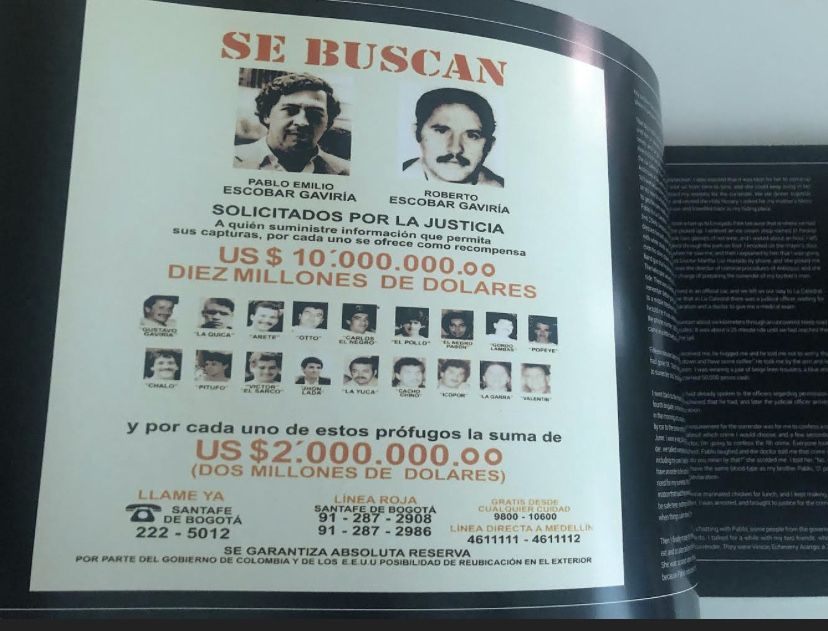 Edição Limitada - Pablo Escobar Biografia Nr126/200