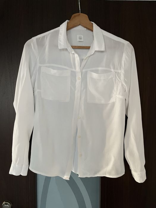 Biała bluzka dziewczęca 158