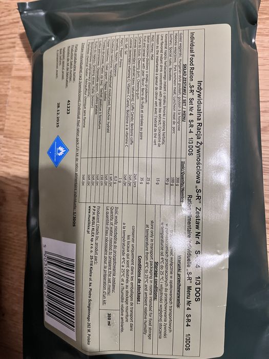 Racja zywnosciowa SR-4