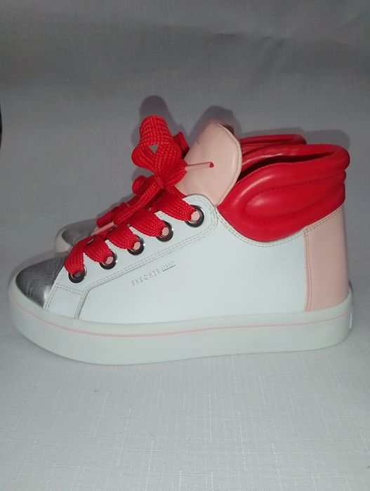 Женские кроссовки хайтопы Skechers Hi-Lite-Block Popper