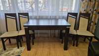 Stół + 6 krzeseł do jadalni salonu