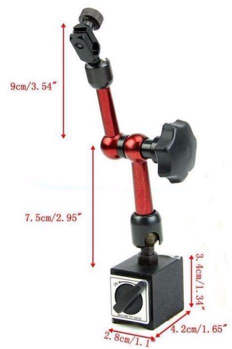 Индикаторная магнитная стойка (общая высота стойки - 198 мм) - ХИТ!!!