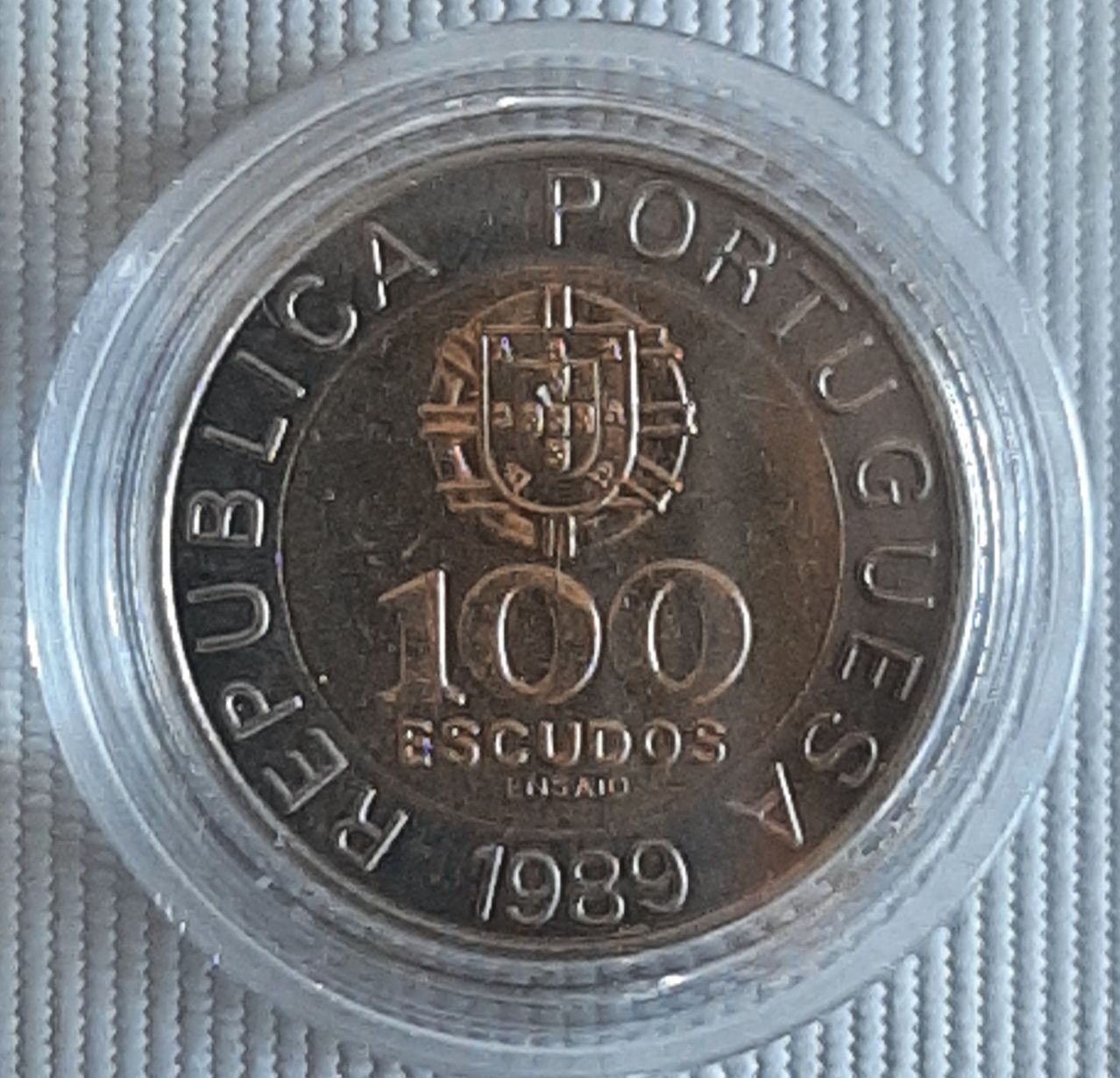 100 escudos 1989 O TOURO Rara