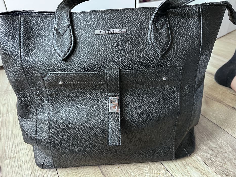 Witchen torebka czarna duza muesci A4