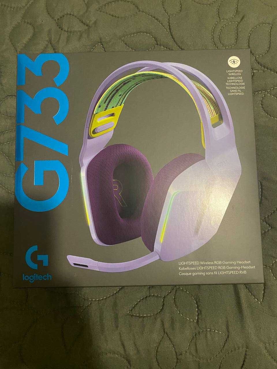 Навушники Logitech Lightspeed Wireless RGB Gaming Headset G733 Lilac