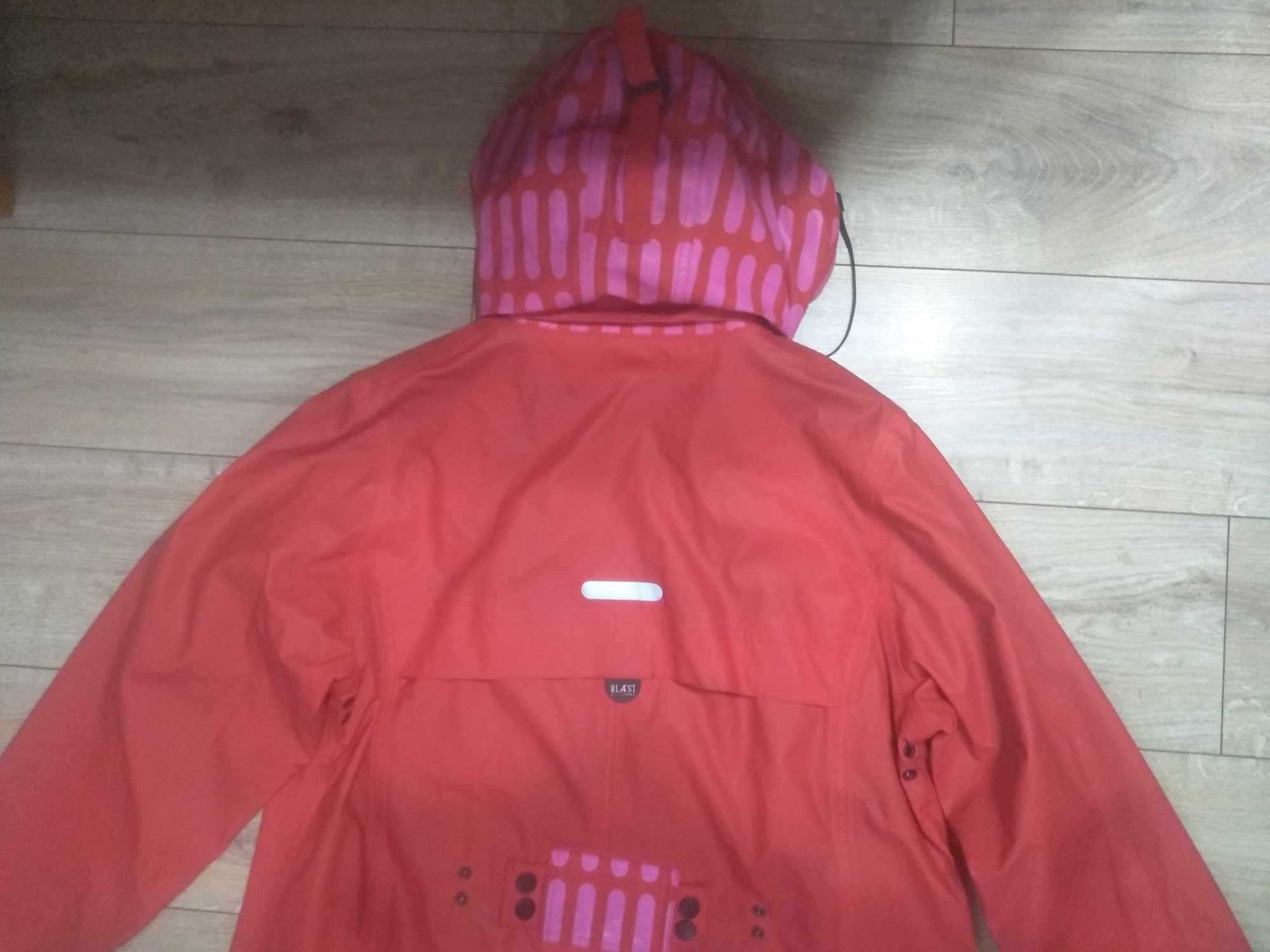 Blaest by Lilleboae red rain jacket coat XXL płaszcz premium