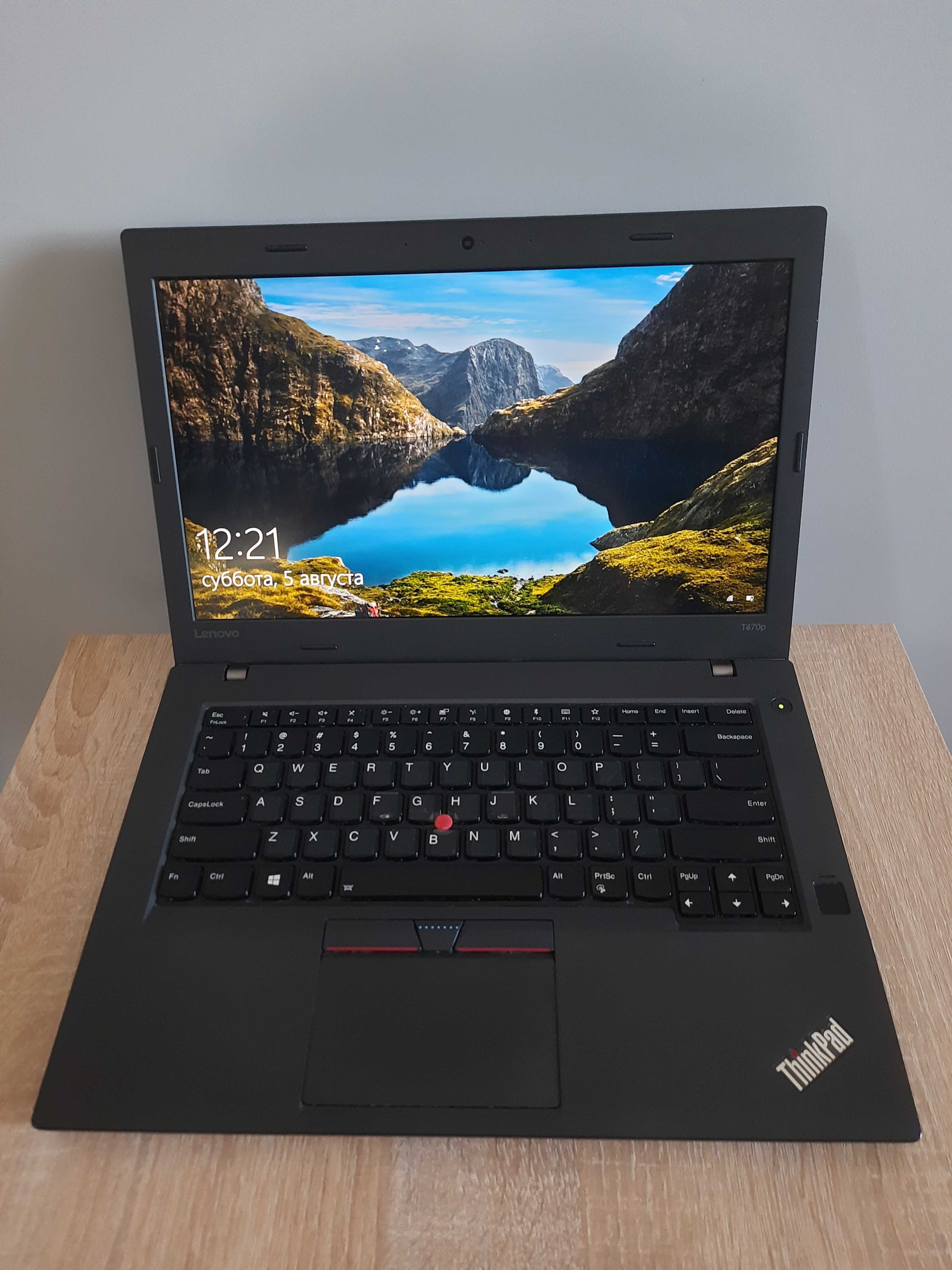 Ноутбук Lenovo ThinkPad T470p, i5-7300hq, 8gb, GeForce 940MX