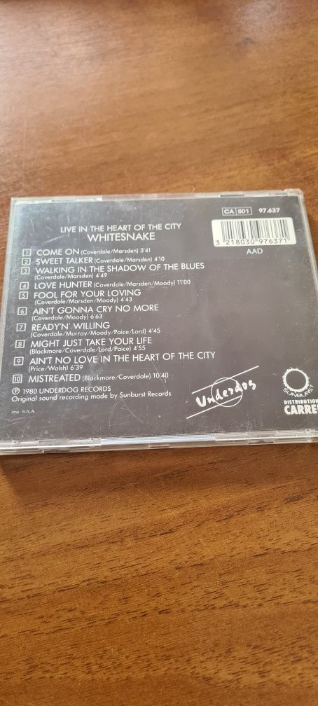 Whitesnake - Live In The Heart Of The City CD