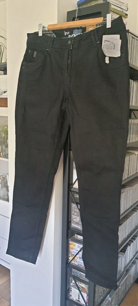 Nowe spodnie czarne jeans cecil 32/34