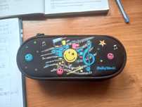 Piórnik czarny Smiley World