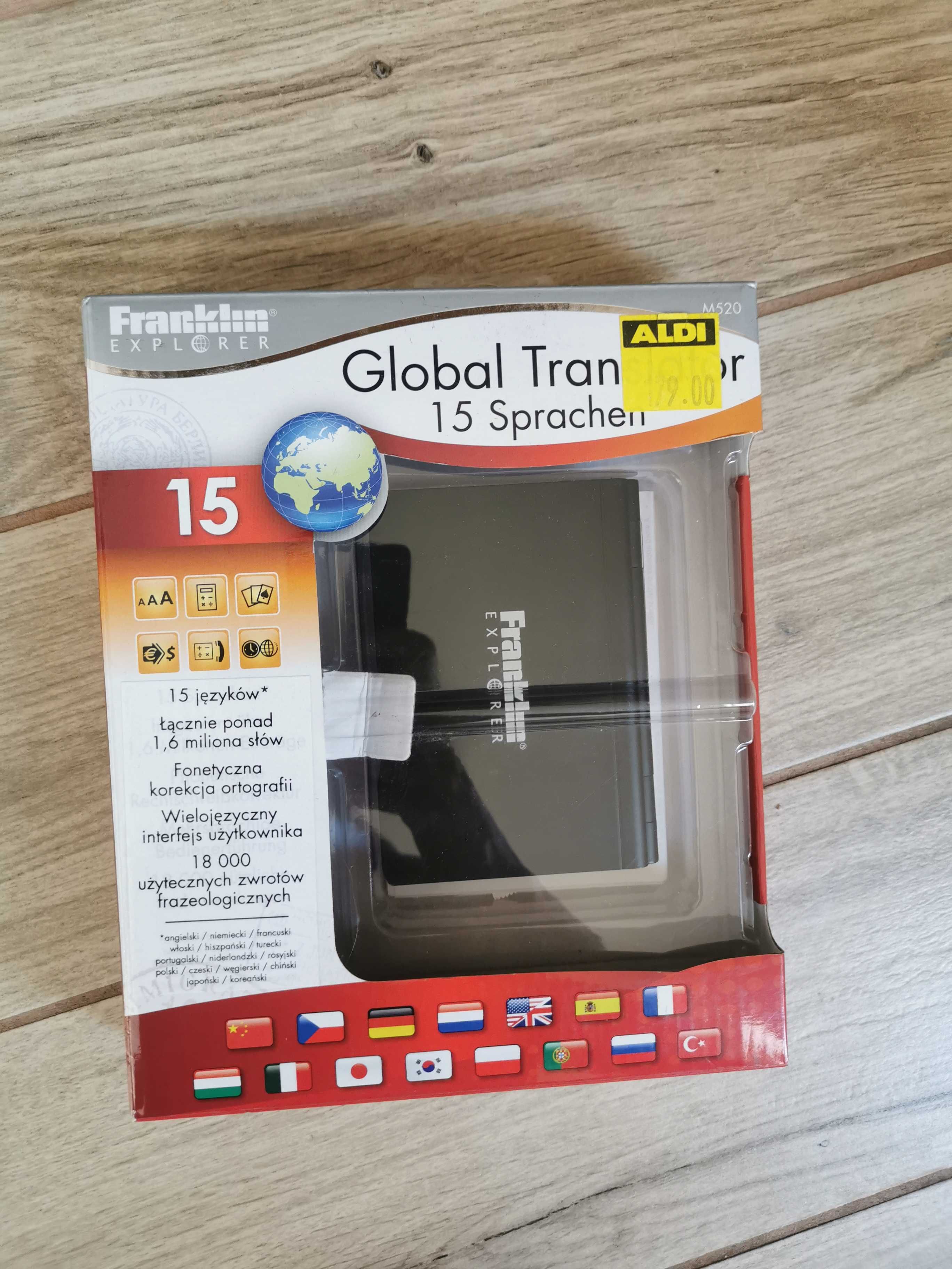 Komputer tłumaczeniowy Franklin Global Translator 15 języków