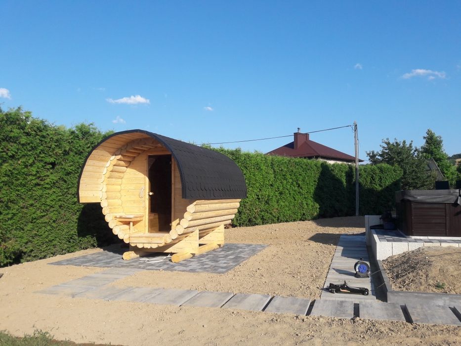 Sauna ogrodowa z bali