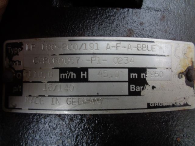 Pompa Grundfos LP 100-200/ A-F-A BBUE Silnik 22Kw 2950 obr