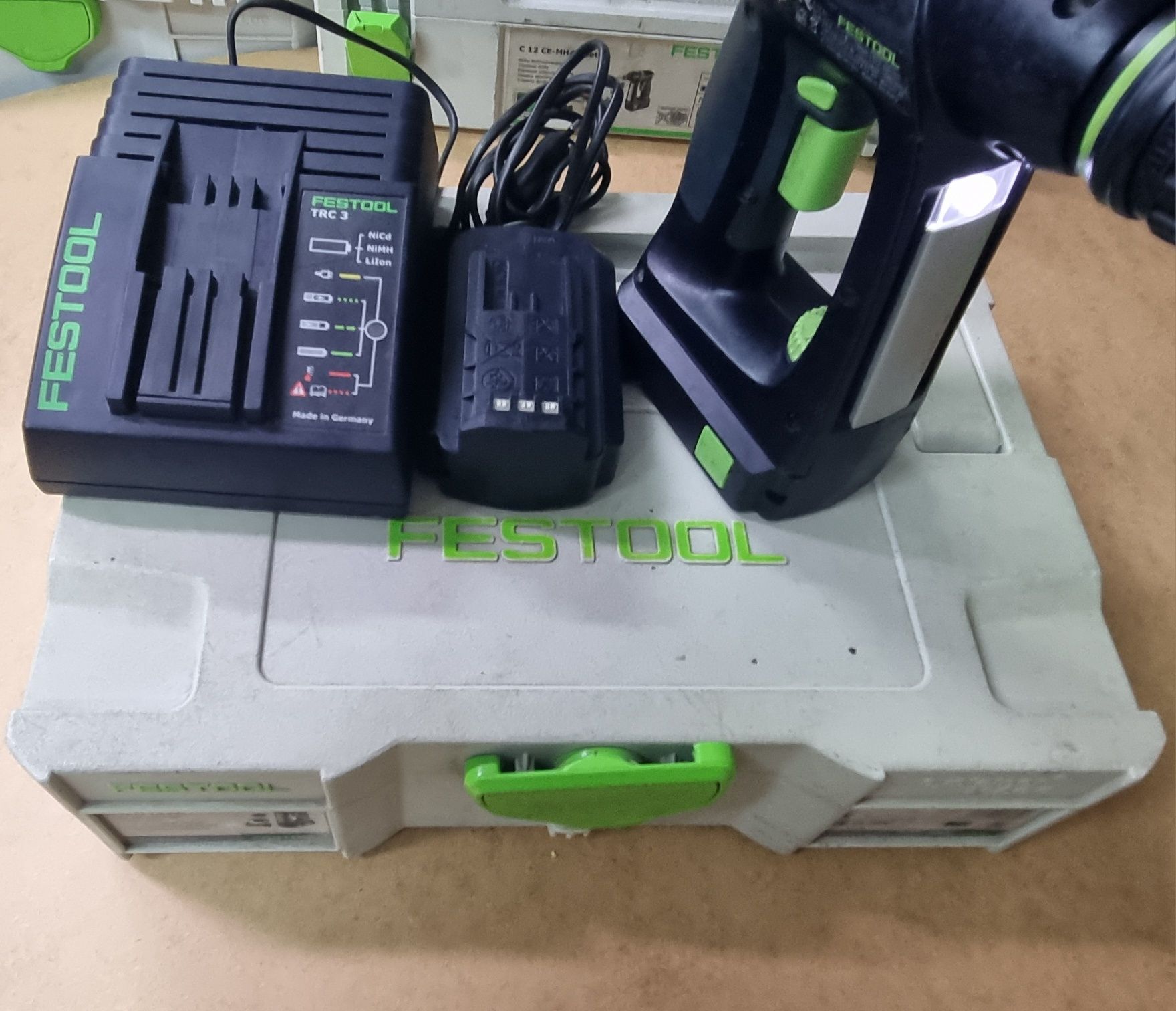 Wkrętarka festool c12 li-ion systener 2 aku ładowarka fast fix t  loc