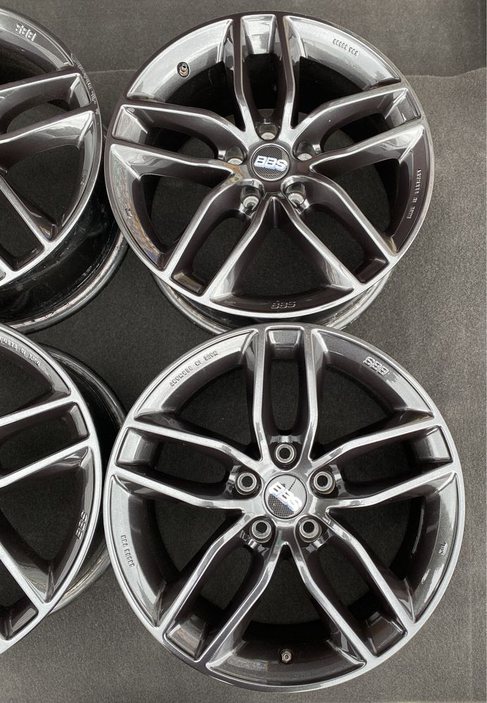 BBS SX R17 5/112 ET35 7.5 Mercedes Audi Volkswagen Литі Титанові Диски