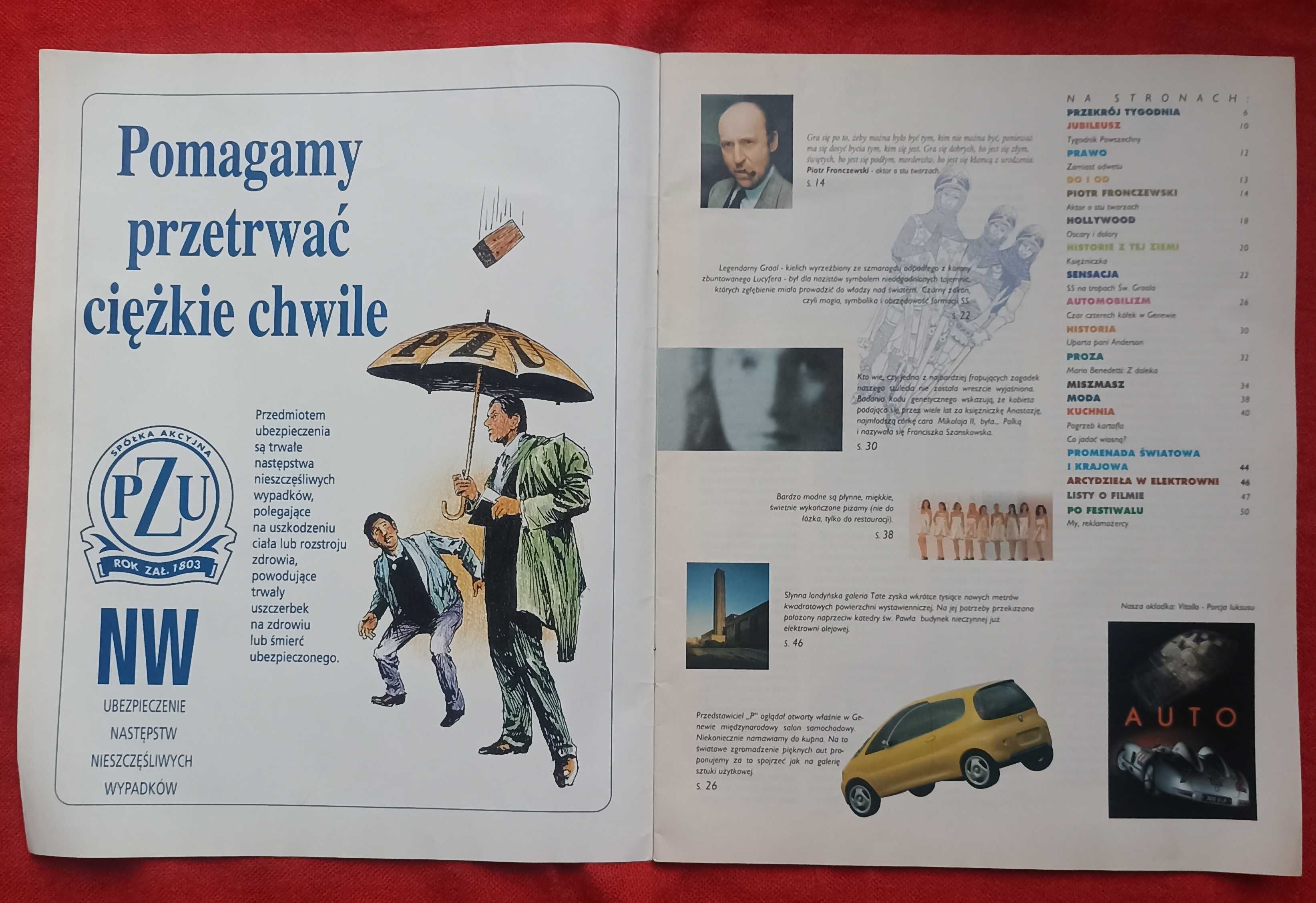 Tygodnik "Przekrój" dla koneserów nr 13/1995