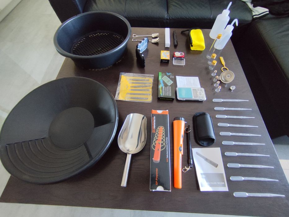 Zestaw do płukania złota – komplet dla początkujących. Zestaw hobbysty