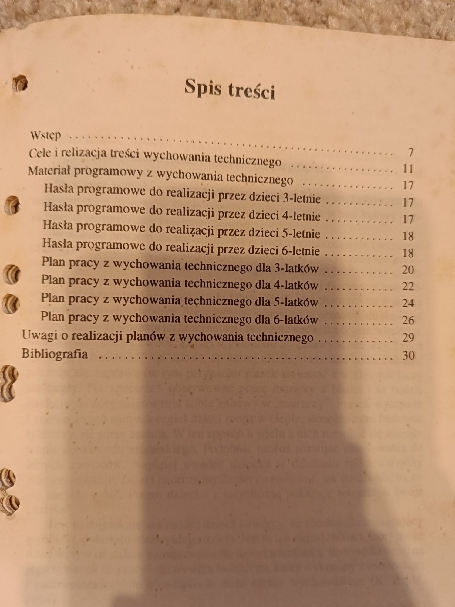 Z zagadnień wychowania technicznego w przedszkolu Wiesława Dzieniarz