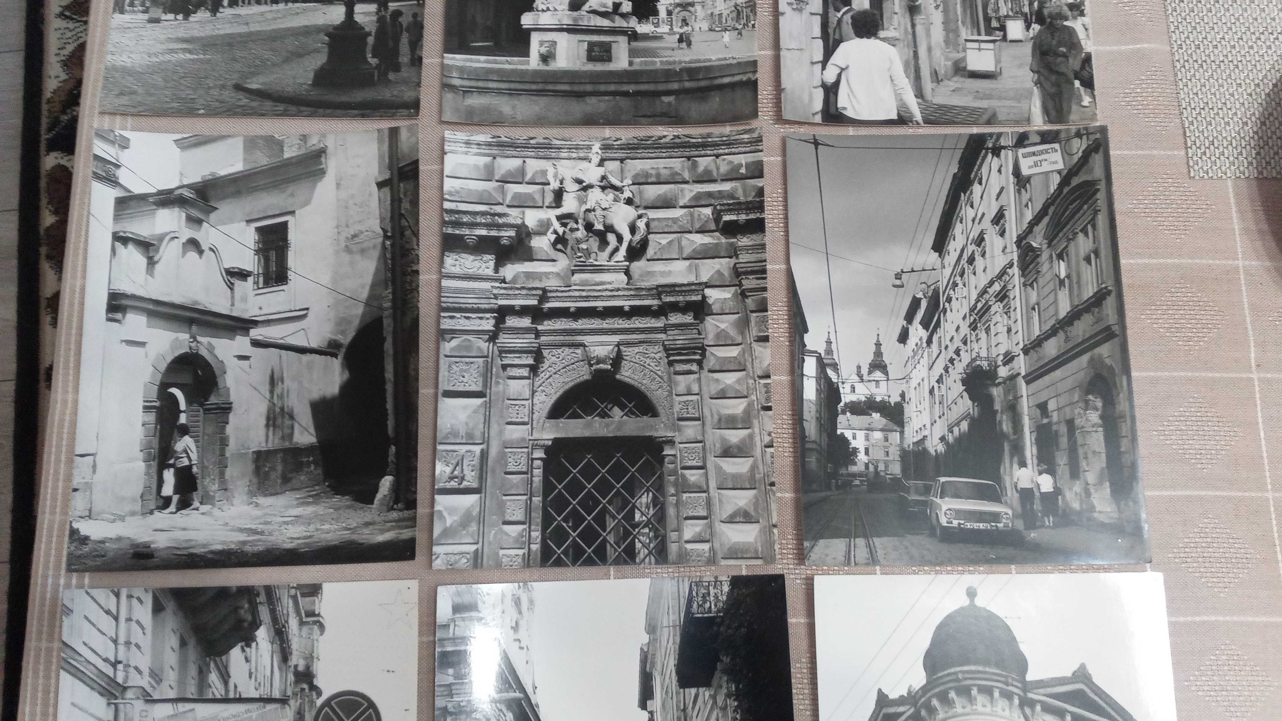 Lwów stare piękne zdjęcia 18x24 rok 1989 / 9 sztuk