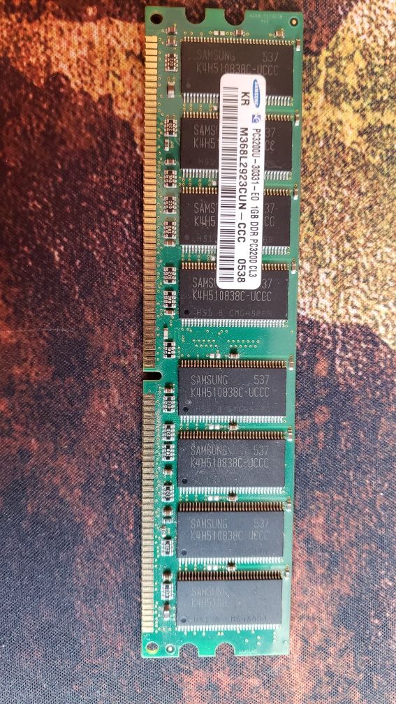 Продам озу 1 гб ddr1 400 mhz