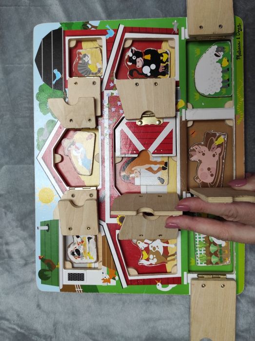 Drewniana tablica magnetyczna Melissa &Doug Farma