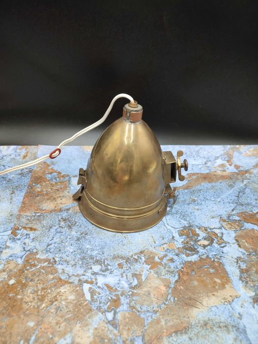 Loft Lampa - Mosiądz - Sygnowana - Unikat - Design - Ciekawa 2995