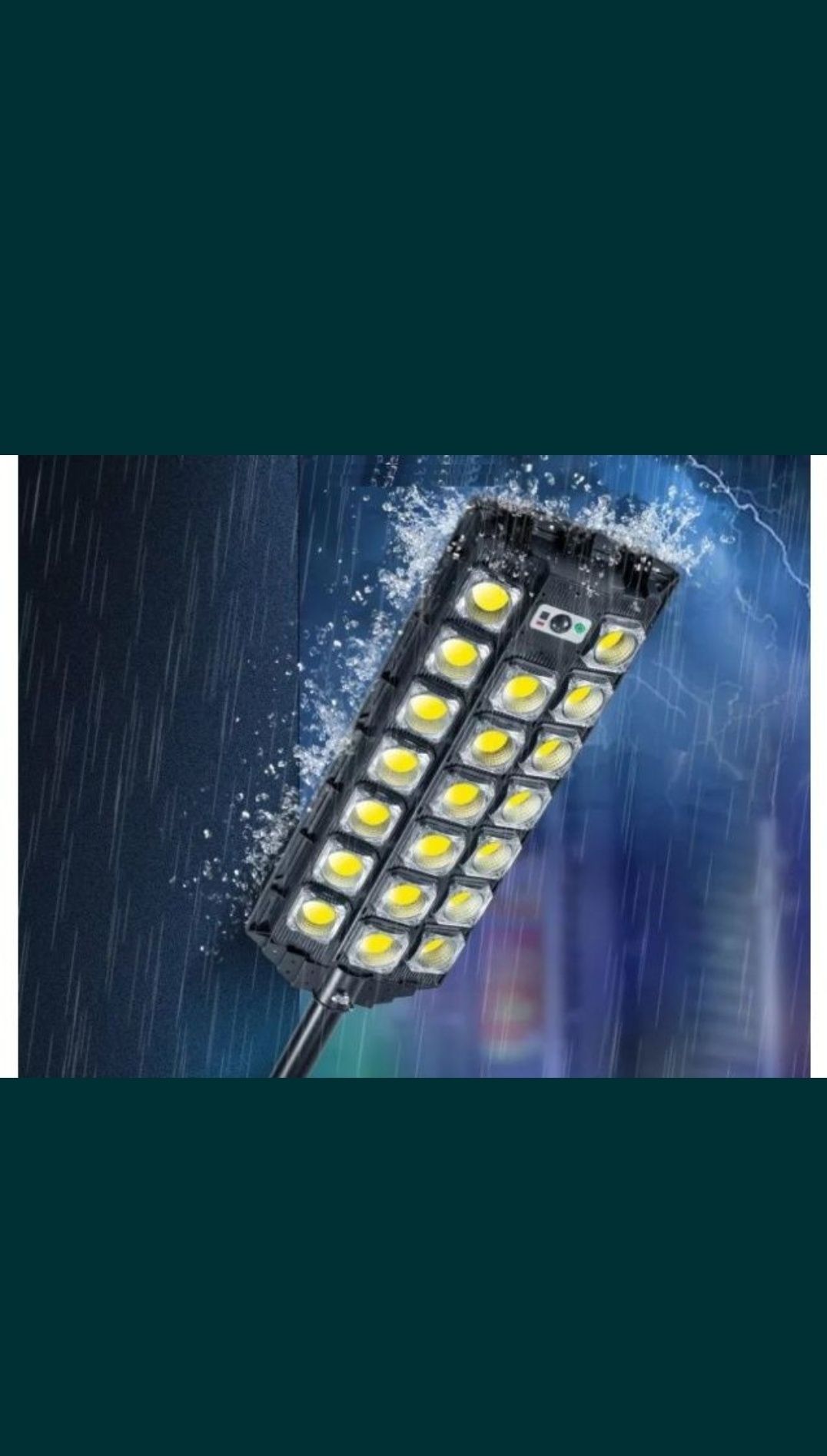 Lampa solarna 1600w soczewkowa z panelem fotowoltaicznym WYPRZEDAŻ